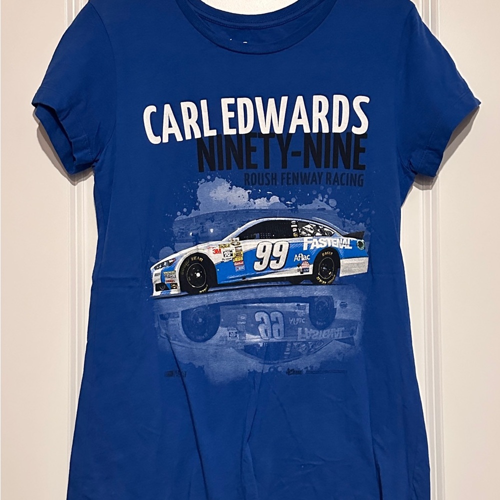 Chase Authentics Royal Blue Carl Edwards #99 Racing Tee